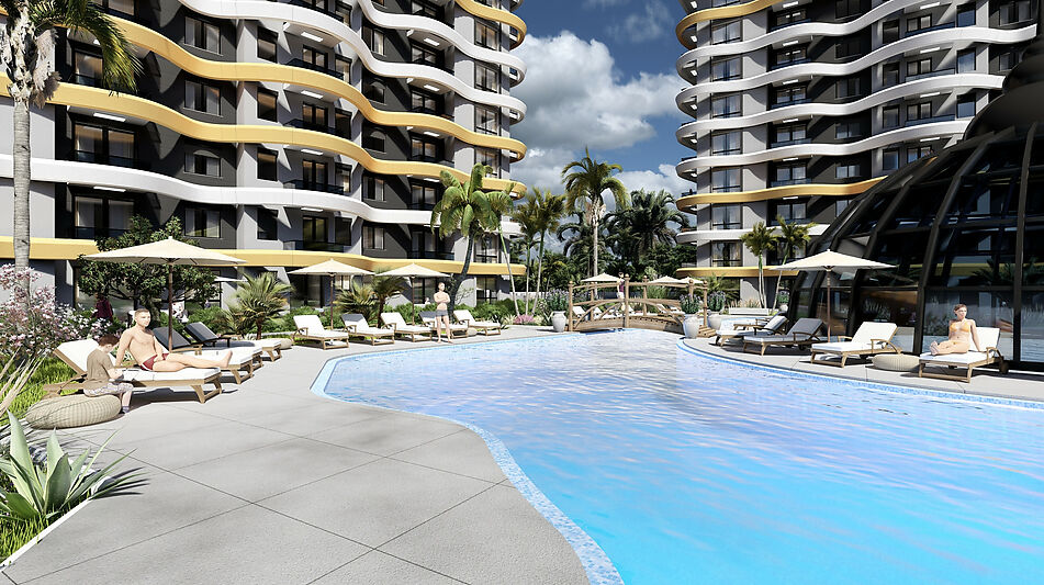 Пентхаус 2+1 с видом на море!