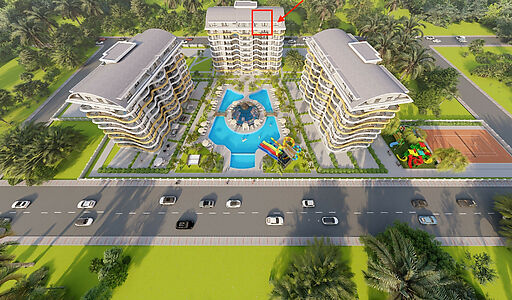 Пентхаус 2+1 с видом на море!