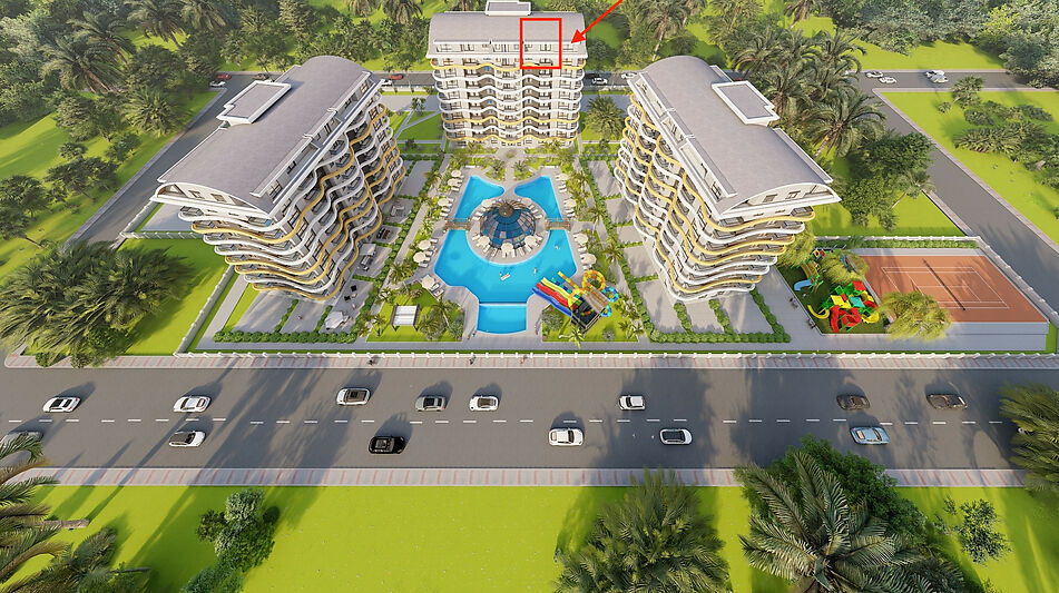 Пентхаус 2+1 с видом на море!