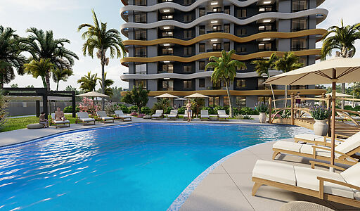 Пентхаус 2+1 с видом на море!