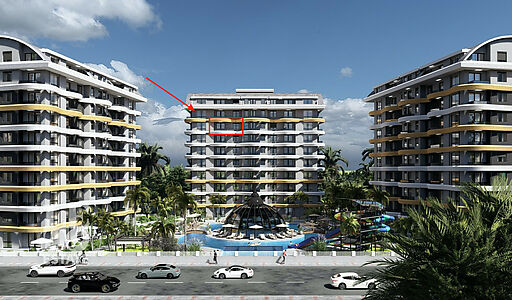 Великолепная 1+1 с видом на море!