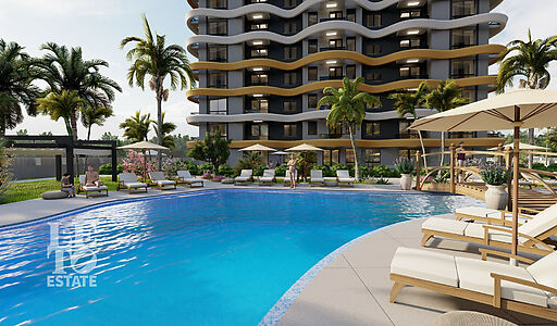 Угловая 1+1 с видом на море!