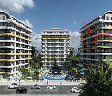 Угловая 1+1 с видом на море!