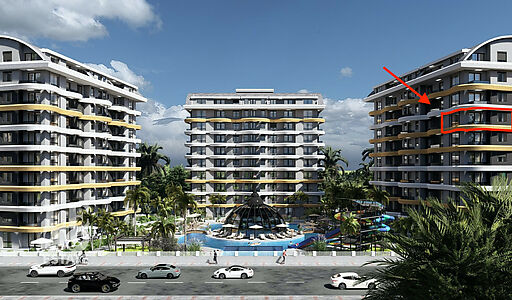 Угловая 1+1 с видом на море!