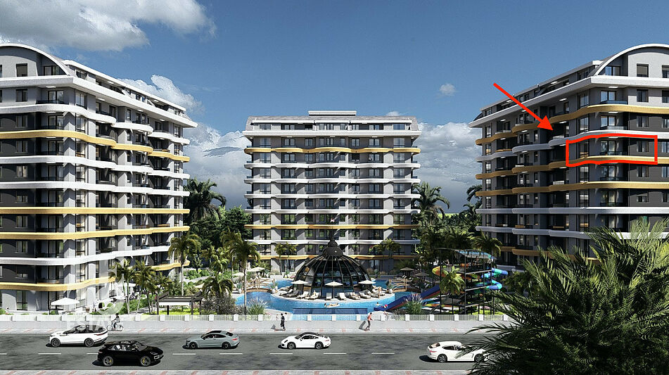 Угловая 1+1 с видом на море!