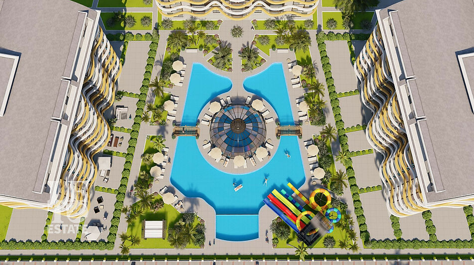 Угловая 1+1 с видом на море!