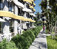 Гарден флет 1+1 с выходом в сад!