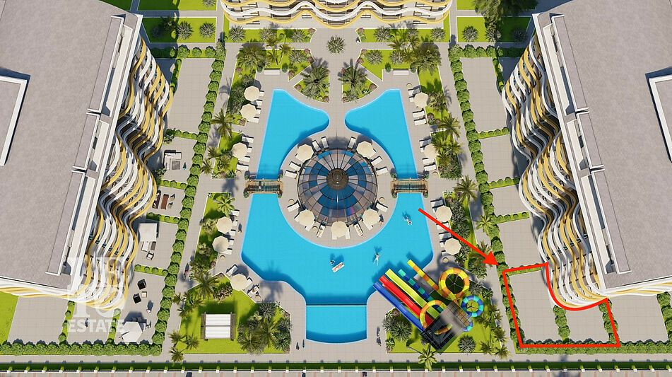 Гарден флет 1+1 с выходом в сад!