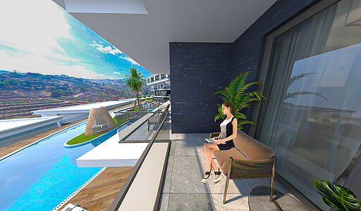 1+1 с видом на море и горы!