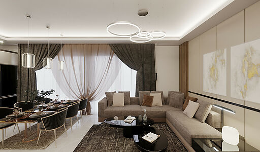 Garden Dublex в VELUXE REZİDENCE