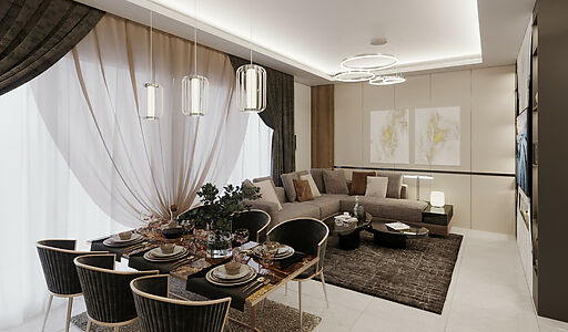 Garden Dublex в VELUXE REZİDENCE