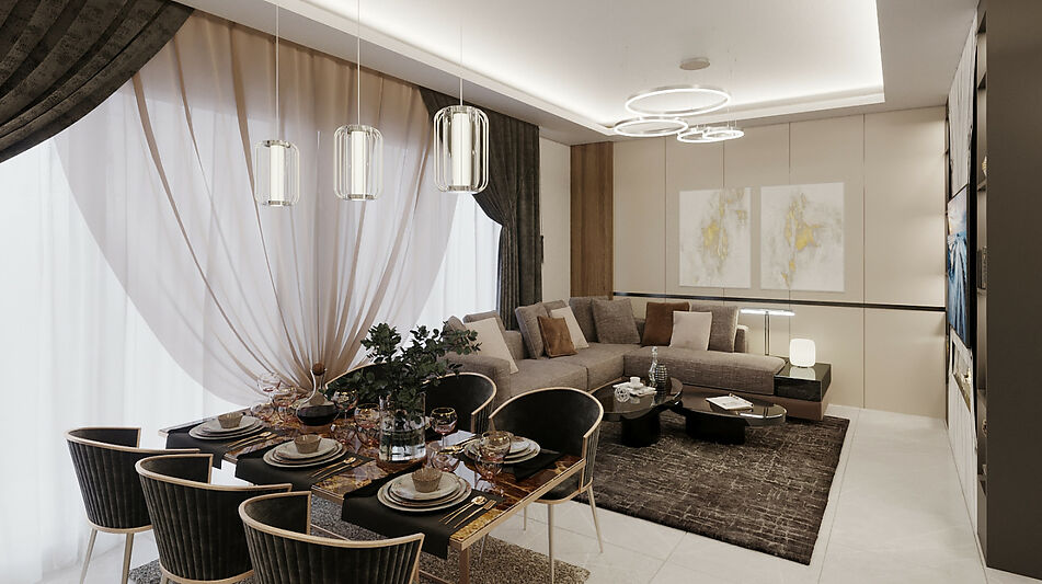 Garden Dublex в VELUXE REZİDENCE