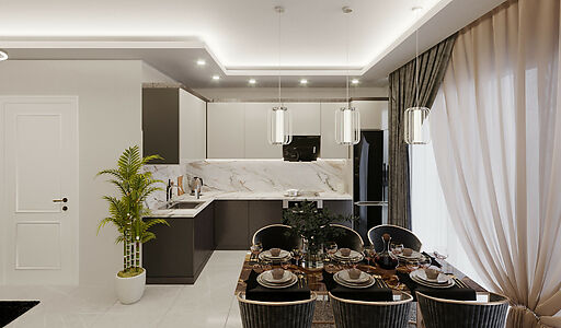 Garden Dublex в VELUXE REZİDENCE