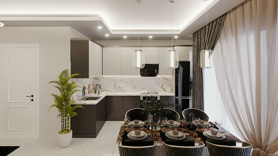 Garden Dublex в VELUXE REZİDENCE