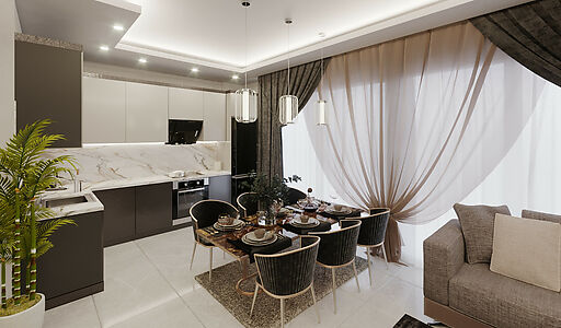 Garden Dublex в VELUXE REZİDENCE