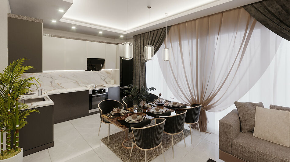 Garden Dublex в VELUXE REZİDENCE