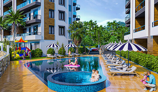 Garden Dublex в VELUXE REZİDENCE