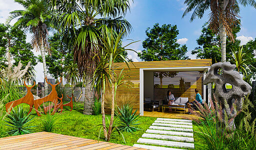 Garden Dublex в VELUXE REZİDENCE