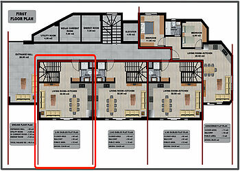 Garden Dublex в VELUXE REZİDENCE