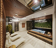 Двухкомнатная в VELUXE RESİDENCE