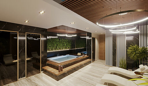 Двухкомнатная в VELUXE RESİDENCE