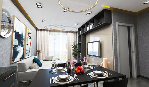 Великолепная 2+1 с мебелью в Оба!