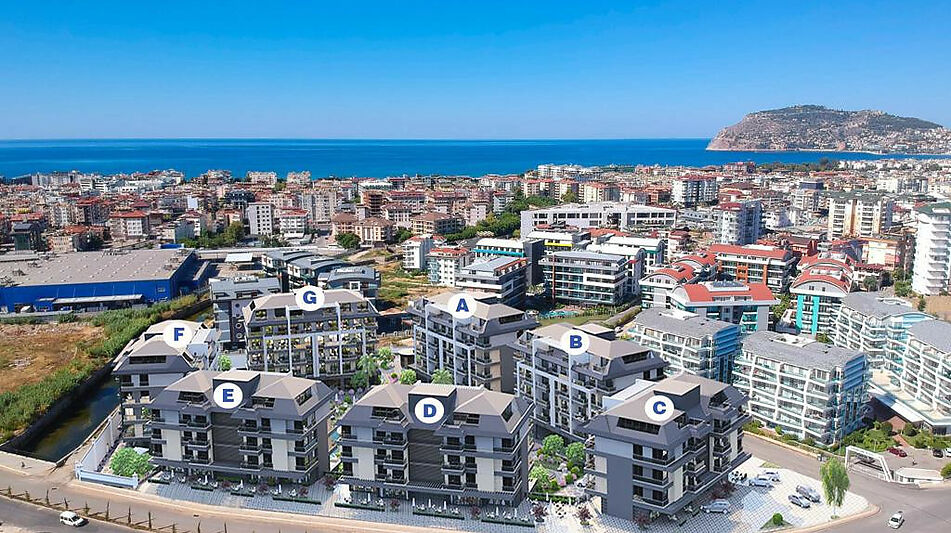 Великолепная 2+1 с мебелью в Оба!