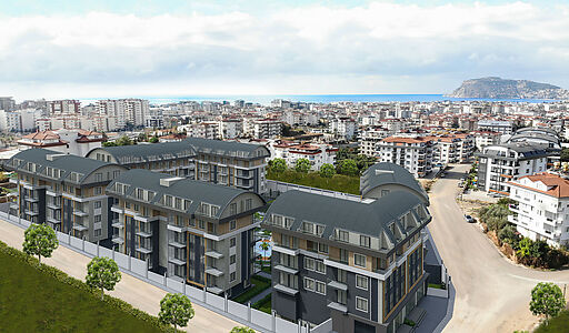 Просторная квартира 3+1 в Оба!