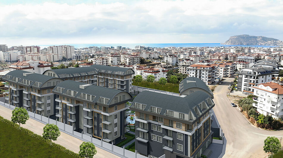 Просторная квартира 3+1 в Оба!