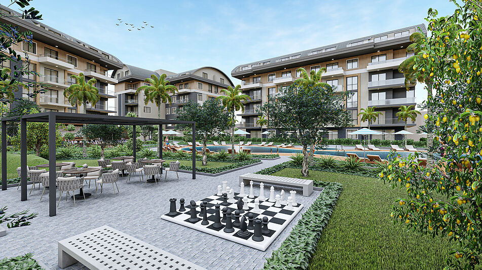 Просторная квартира 3+1 в Оба!