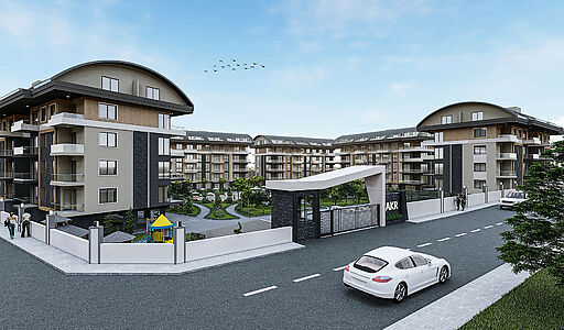 Просторная квартира 3+1 в Оба!