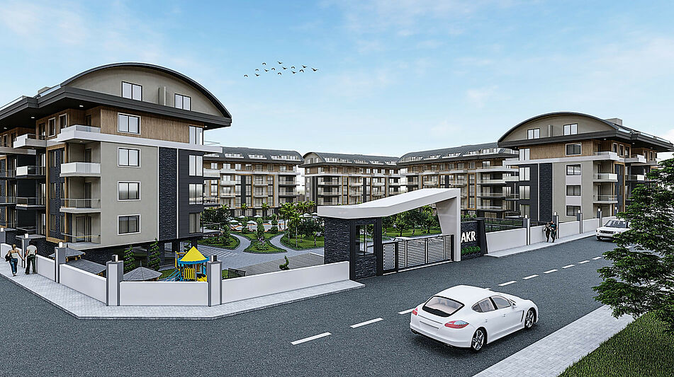 Просторная квартира 3+1 в Оба!