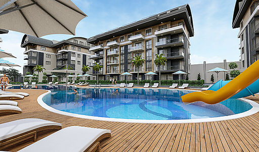 Просторная квартира 3+1 в Оба!