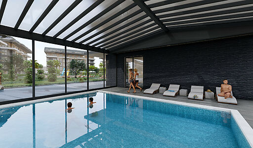 Просторная квартира 3+1 в Оба!