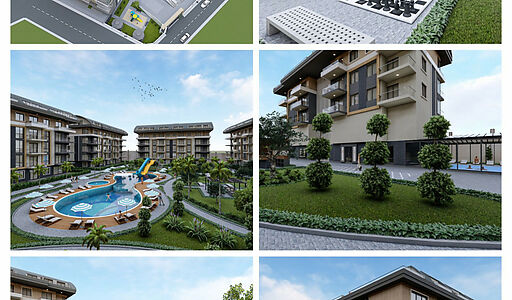 Просторная квартира 3+1 в Оба!