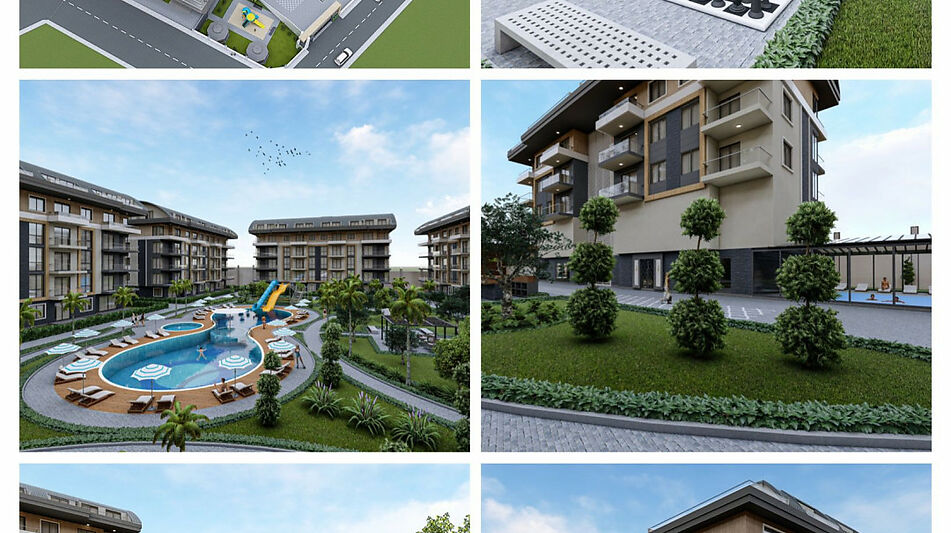 Просторная квартира 3+1 в Оба!