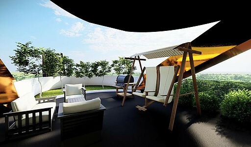 3-х комнатная квартира с террасой