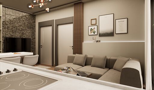 Недорогая 2+1 в Ruzgar Luxury 2