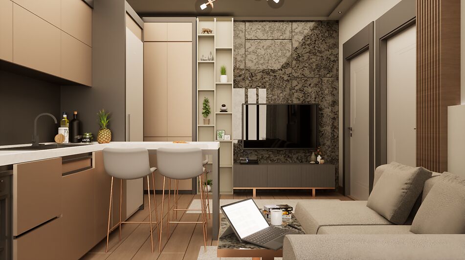 Недорогая 2+1 в Ruzgar Luxury 2