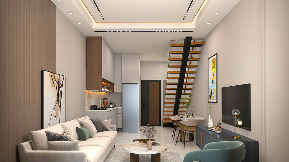 Торцевой Таунхаус 3+1. Каргыджак.