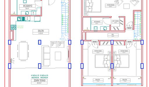 Торцевой Таунхаус 3+1. Каргыджак.
