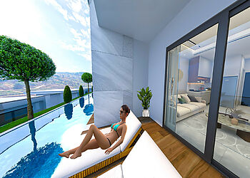 Торцевой Таунхаус 3+1. Каргыджак.