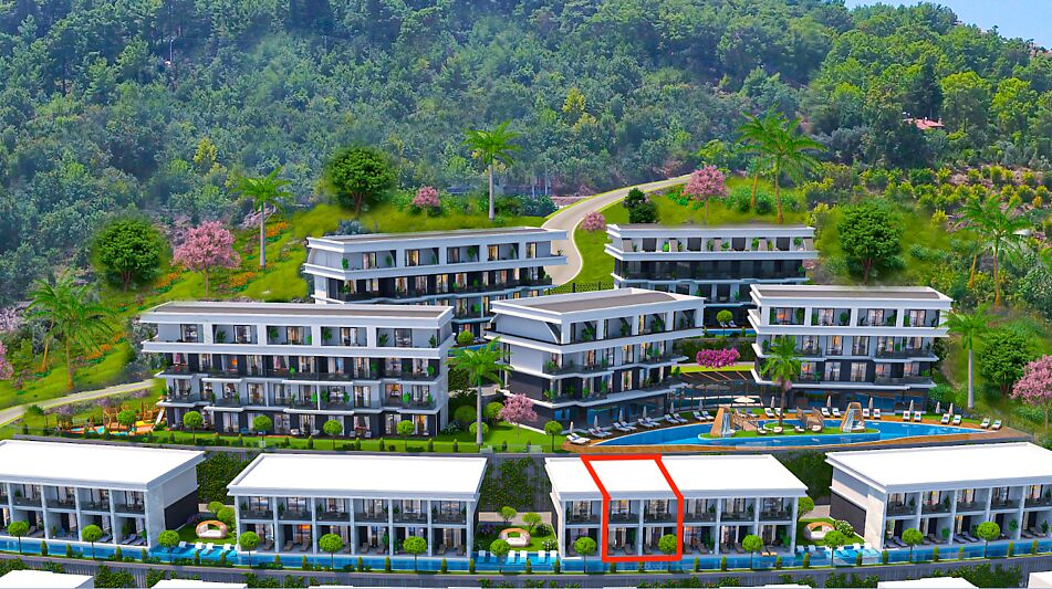 Торцевой Таунхаус 3+1. Каргыджак.