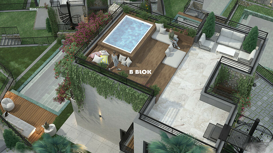 Гарденфлет со своим бассейном!