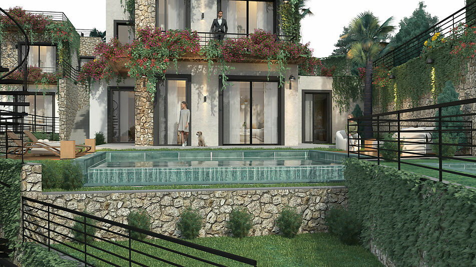 Гарденфлет со своим бассейном!