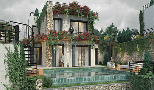 Гарденфлет со своим бассейном!