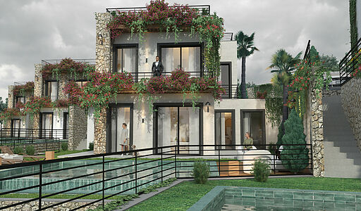 Гарденфлет со своим бассейном!