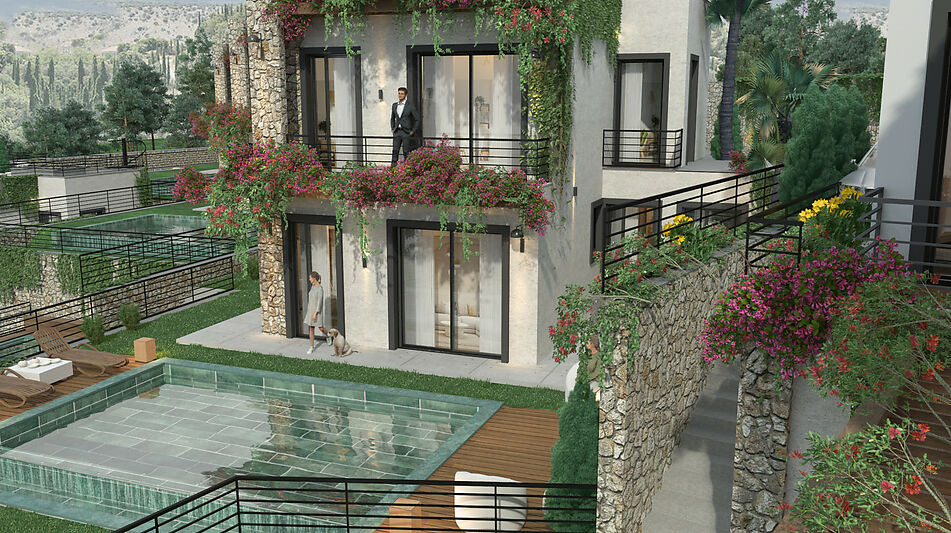 Гарденфлет со своим бассейном!