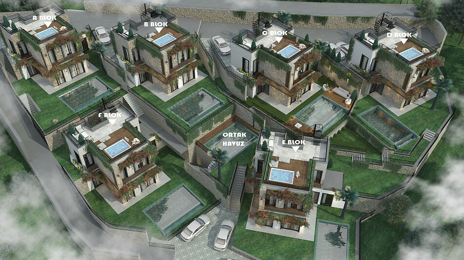 2+1 с террасой на крыше и джакузи